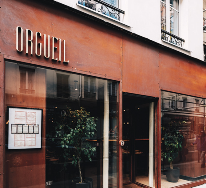 Orgueil: The Paris Restaurant Named for One of the Seven Deadly Sins